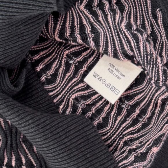 MARMAR COPENHAGEN - TONIE KNIT TOP - 60% VISCOSE - DARK BROWN - NWT - Picture 5 of 5